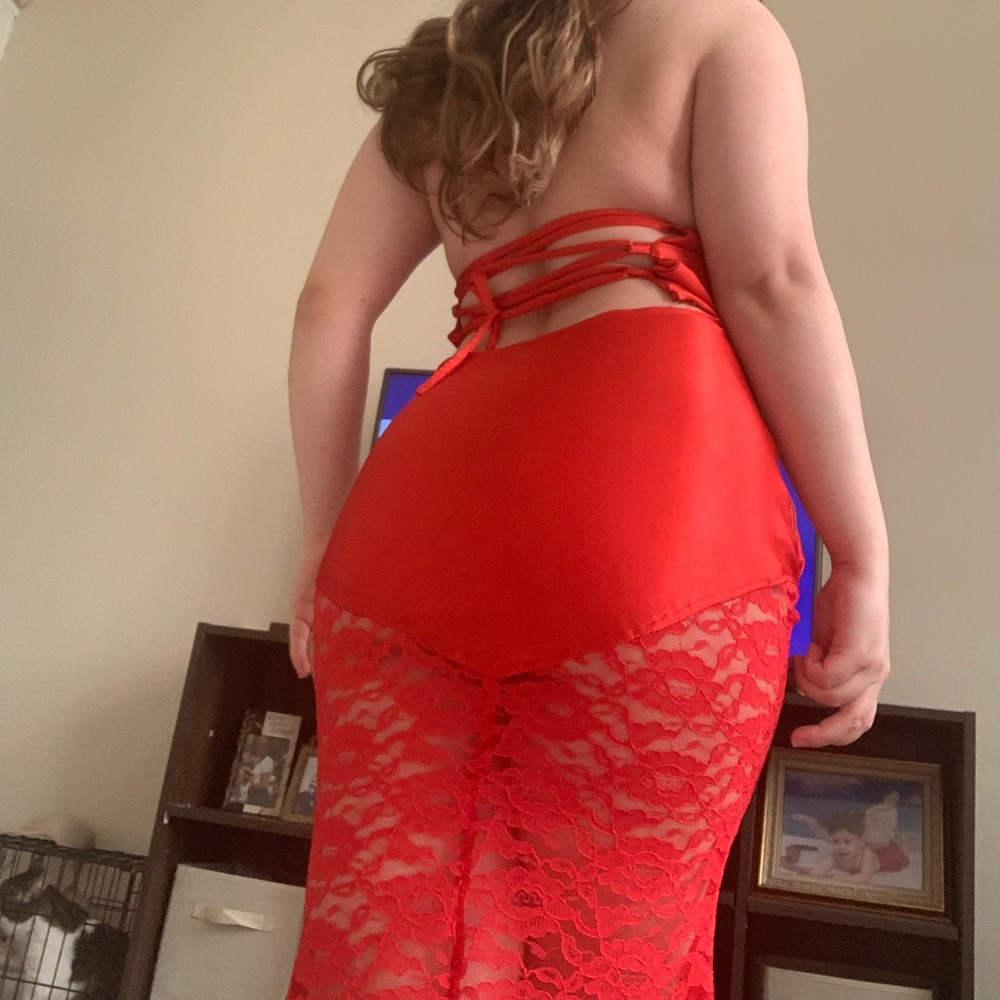 Satin Evening Skirt - Handmade - Picture 2 of 5